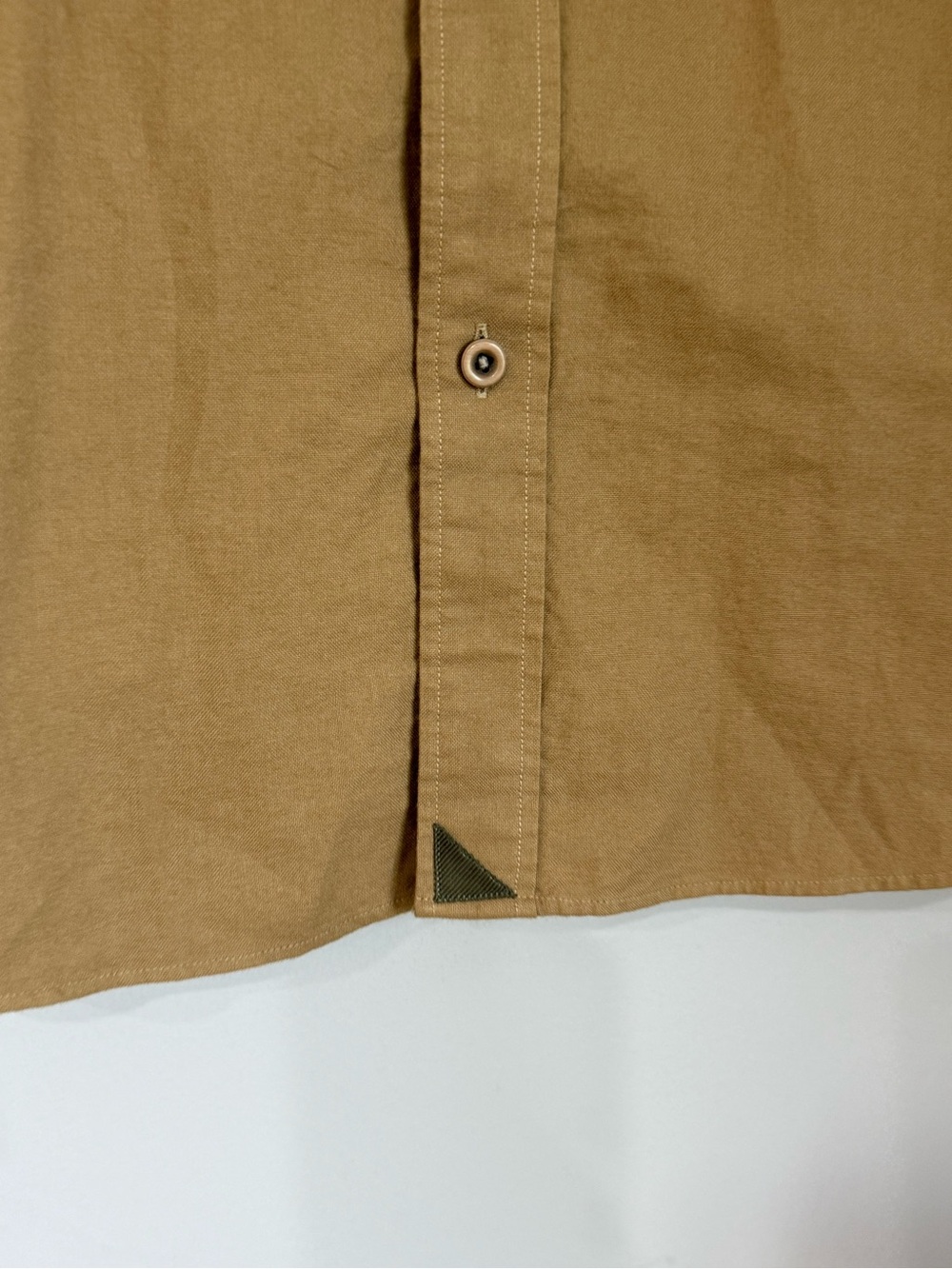 UNTUCKit Men’s Tan Cotton Long Sleeve Utility Button Down Shirt L - Picture 3 of 7